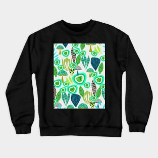 Fresh abstract greenery Crewneck Sweatshirt